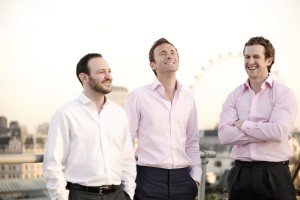 DeVono co directors (left to right) Adam Landau, 33, Robert Leigh, 32 and Luke Philpott 31